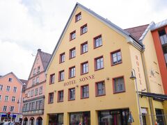 ライヒェン通りにあるHotel Sonne Füssen（ホテルゾンネ）を撮影させていただきました。