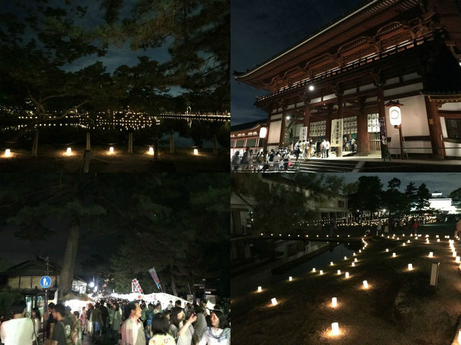 ものすごーーーーーーーーーーーーーーーい人、人、人でしたが、<br />素敵でした。<br /><br />近くで適当にお店に入り、<br />奈良っぽいものいただかなきゃ！と<br />柿の葉すしとそーめんを頂きホテルへ。