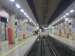 終点長野駅。
須坂からはわずか１７分の乗車でしたがとっても楽しい展望席での電車旅でした。