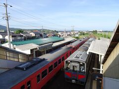 大山口駅は無人駅で、降りたのは2人だけ。