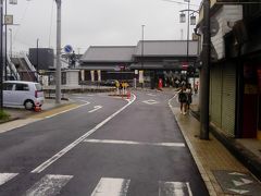 着きました　佐原
駅前から　駅を写します
観光案内所で　観光地図を20円でお買い上げ