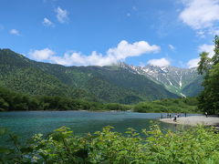 穂高連峰も