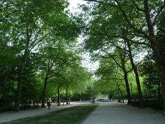 　王宮の前は広いブリュッセル公園。　