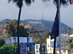 あの有名なハリウッドサインが見えました！