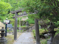 お風呂の前に、鳴子温泉街を散策。