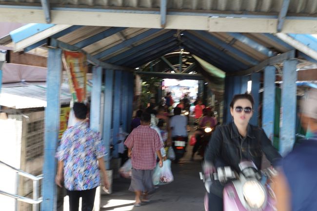 対岸に着きました。