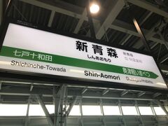 まずは東北新幹線で新青森駅までやってきました。