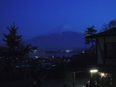 富士山の見えるコテージで宿泊