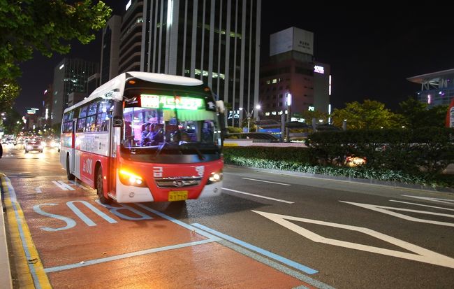 1､000番の急行バスが来ました。乗る時運転手さんに多大浦海水浴場の噴水に着いたら教えて下さいと伝えてバスに乗り込みました。<br /><br />