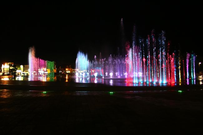 途中から見たので約10分ぐらいの噴水ショーでした。