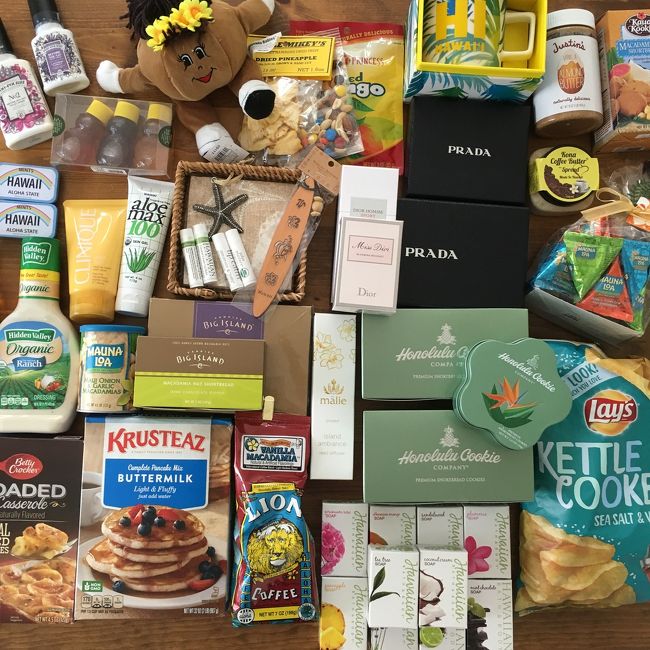 今回買ったお土産。<br />あんまり目新しい物は買わなかったかな。<br />次回はインテリアグッズ買って帰りたい！<br /><br /><br /><br />ようやく1年かかって、旅行記終了！<br />もうすぐ2018年の夏休みハワイに出発なので、ドキドキ・ワクワク‼︎<br />ハワイは何度行っても、また次がすごく楽しみ！<br />今年も良い旅になりますように！