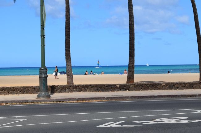 綺麗な海を目に焼き付けて帰ります…。