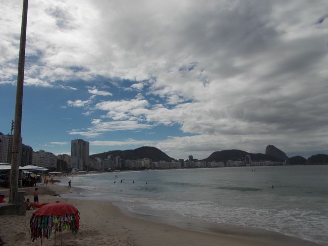 たぶん、この辺からコパカバーナ海岸