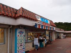 沖縄自動車道を北上して途中、中城パーキングエリアに立ち寄りました。
時間はすでに19時過ぎ、夕食に沖縄そばをいただきます。