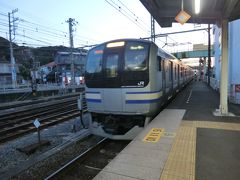 電車での移動