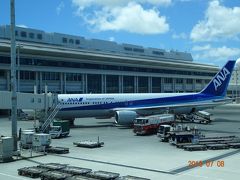 沖縄から成田に使用する機材ですが、先ほど乗ってきた飛行機と一緒です
