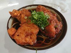 東京駅から我孫子駅まで移動して弥生軒の唐揚げそばをいただきます。