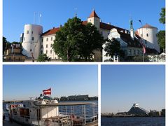 上の写真は、14世紀に軍事目的で建てられたリーガ城。ここは旧市街の内側からは全体が見えず、ダウガヴァ川側からの方が良く見えます。
夏に運河から遊覧船に乗ると、ダウガヴァ川、港と周れるようですね。バルト三国の中で、一番水のある風景がリーガでした。