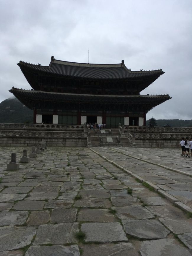 景福宮の中です。勤政殿です。メインの建物です。