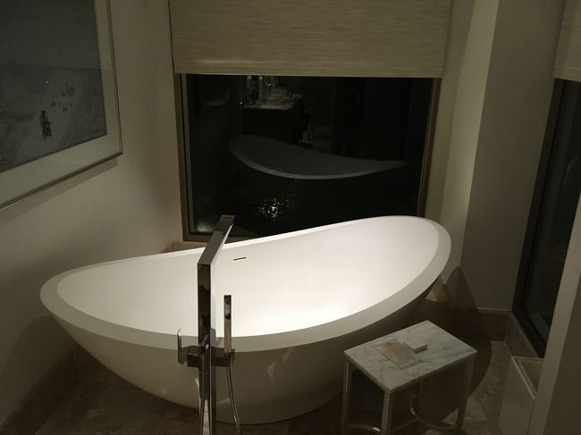 お風呂もバスタブつきです。（シャワールームは別、トイレも別）