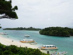 最後にもう一度川平湾に向かうことに。
初日見た海はありませんでした(つД｀)
