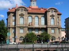 ヘルシンキ自然史博物館のベランダでは、