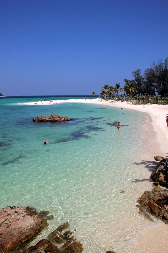 ☆Sandbar View from Mountain Resort Entrance stairs  @ Koh Lipe Thai