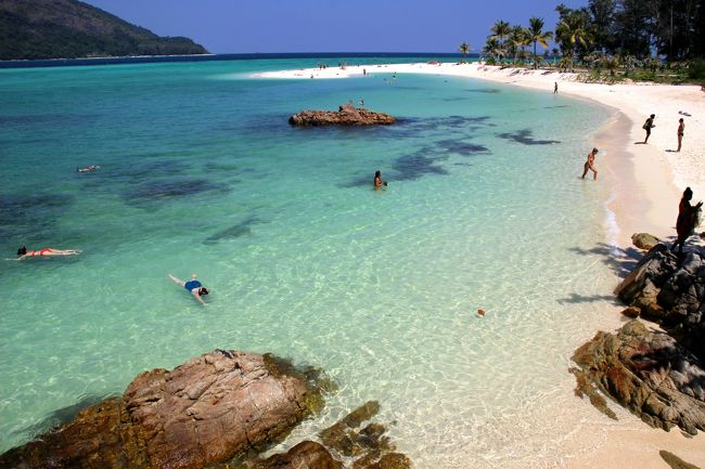 ☆Sandbar View from Mountain Resort Entrance stairs  @ Koh Lipe Thai