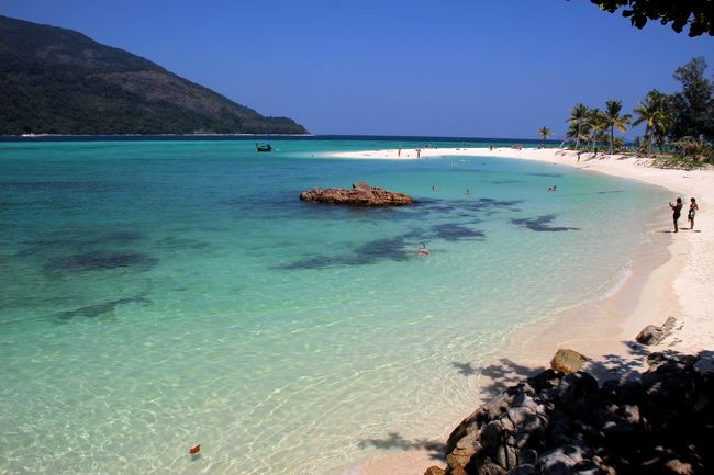☆Sandbar View from Mountain Resort Entrance stairs  @ Koh Lipe Thai
