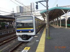 　　成田　７：２６発、　銚子駅。