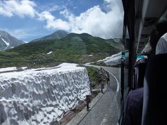 雪の大谷をくぐり抜けて……。