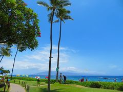 今日は、海辺の遊歩道（Ka'anapali Beachwalk）を歩きます。