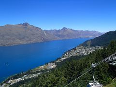 4日目】Queenstown
　次はSkyline ゴンドラに乗りますが、上がるに
つれて見えてくる湖の景色に感動しました。
　