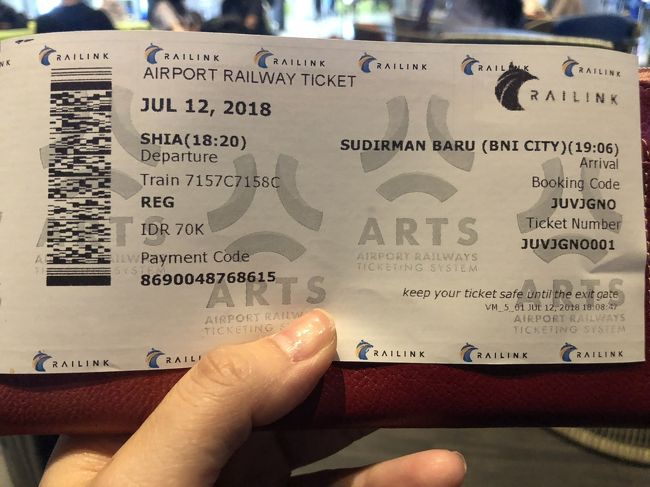 チケットはこんな感じ<br />70K... <br />540円くらい