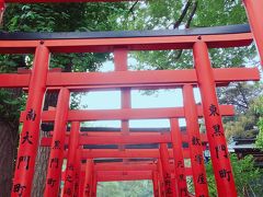 花園稲荷神社の赤鳥居
