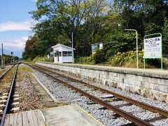 翌日　小海線　甲斐小泉駅