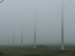 オトンルイ風力発電所
濃霧発生寒かった～。