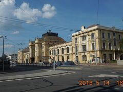 　１６：００　南ボヘミアの中心都市チェスケー・ブディェヨヴィツェに着きました。