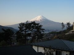 2日目の朝
宿から見る富士山は最高だった