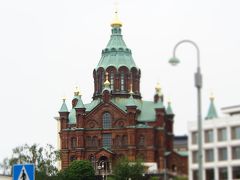 Market Squareの先に進むとUspenski Cathedralが見えてきた！
レンガ造りで、
西ヨーロッパ最大規模のロシア正教会らしいよ