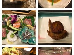 夕食は、鹿児島郷土料理です。
お店は「こじのね・ほかけふね」さんです。
首折れ鯖付き黒豚しゃぶしゃぶコースを頂きました。
美味かった。