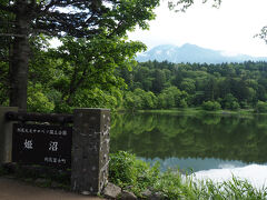 利尻島が友人が住んでいるため色々と案内してもらいました
港から一番近い利尻山の展望スポット姫沼ですが
上のほうが隠れてしまい見られなくなってしまいました
風がなくて水面に山が写ってはいたんですが・・・