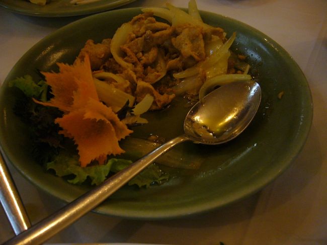 生姜焼き？？<br />日本の味が恋しかったのか、<br />美味しくてすぐに無くなりました☆