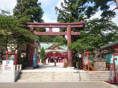 [これより前は 6-2 をご覧ください]

宿から車で1時間、仙台市の青葉山公園にある《宮城縣護國神社》に到着。