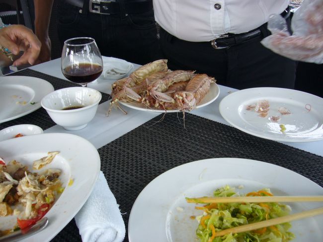 シャコの蒸し物。