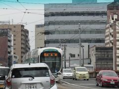 広電の路面電車。広島のシンボルですね
