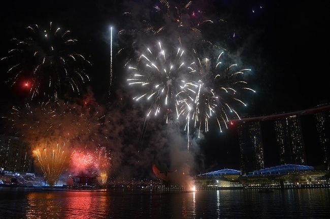 シンガポールの独立記念日 ナショナルデー リハーサルの花火 シンガポール シンガポール の旅行記 ブログ By 日通ペリカントラベルネット シンガポール店さん フォートラベル