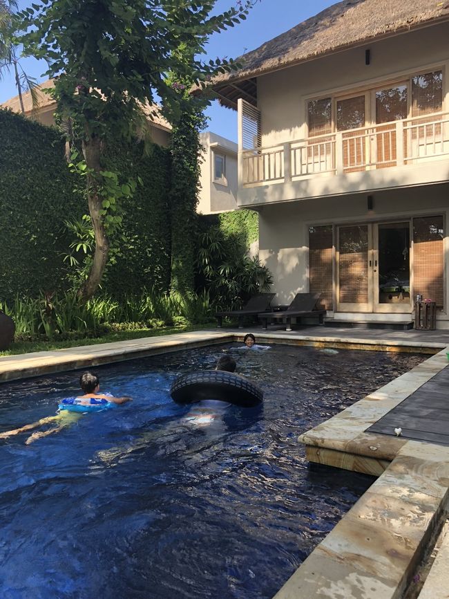 最後のプライベートプールを<br />みんなで楽しみました♪