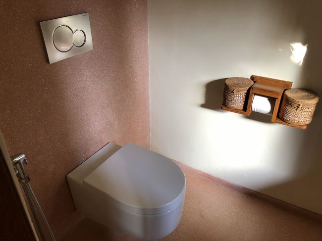 ヴィレッジ・バンガローのトイレよりはるかに綺麗で清潔なトイレなのに、めっちゃクッサいんですよ、ここが。<br />換気扇回してんのに臭い。<br />「回してるから臭いんじゃないの？」という娘。いやーそうじゃないやろー。