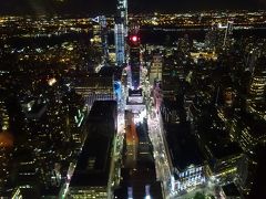 さあ本日最後はエンパイアステートビルからの夜景です。これぞNYという夜景が続いています。まずは宿泊ホテルのあるペンシルバニア駅周辺。
